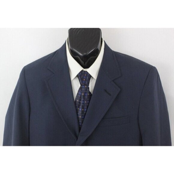 Brooks Brothers Mens Blazer Sport Coat Jacket 3 Button Vintage USA Blue Sz 40 L - Picture 5 of 14